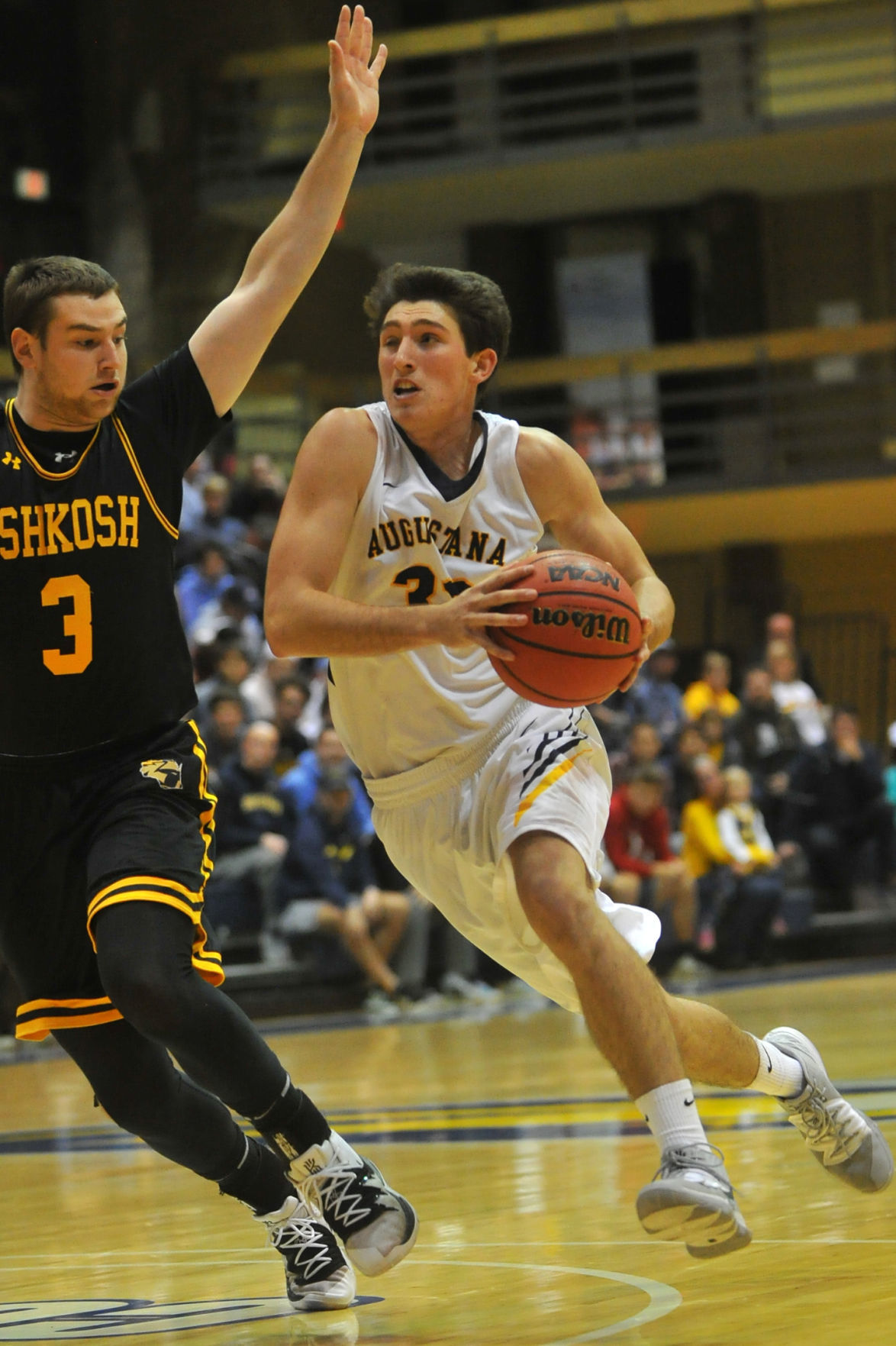 Augustana College men's basketball vs UW-Oshkosh season opener.
